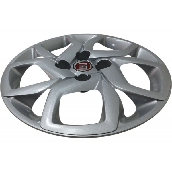 Calota Aro 14 Fiat Mobi 2017 2018 2019 2020 Original Cinza