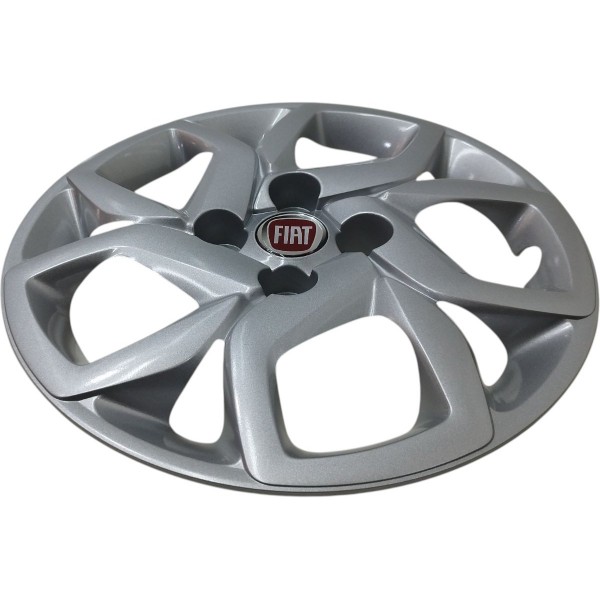 Calota Aro 14 Fiat Mobi 2017 2018 2019 2020 Original Cinza