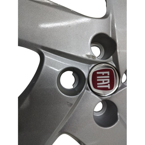 Calota Aro 14 Fiat Mobi 2017 2018 2019 2020 Original Cinza