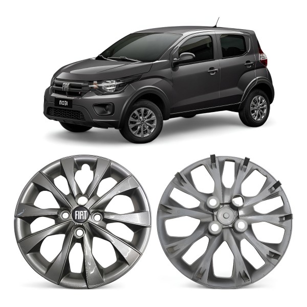 Calota Aro 14 Fiat Mobi 2018 2019 2020 2021 2023 Original