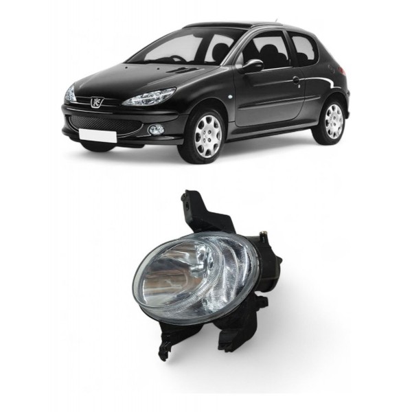 Farol Auxiliar Milha Direito Peugeot 206 2004 2005 2006 2007