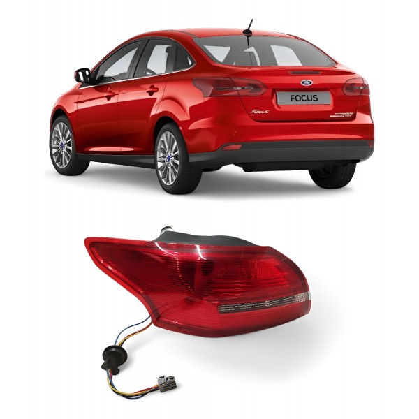 Lanterna Traseira Esquerda Ford Focus Sedan 2016 2017 2018