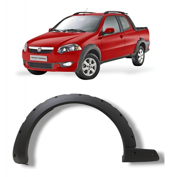 Friso Paralama Dianteira Esquerda Fiat Strada 2011 A 2015