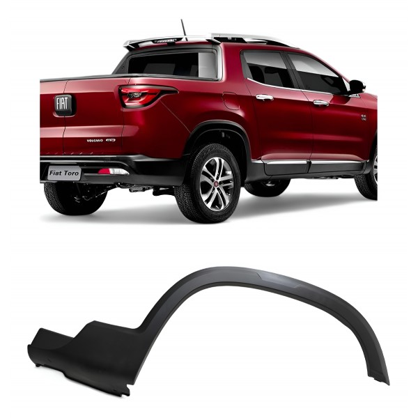 Moldura Paralama Traseira Esquerda Fiat Toro 2016 A 2022