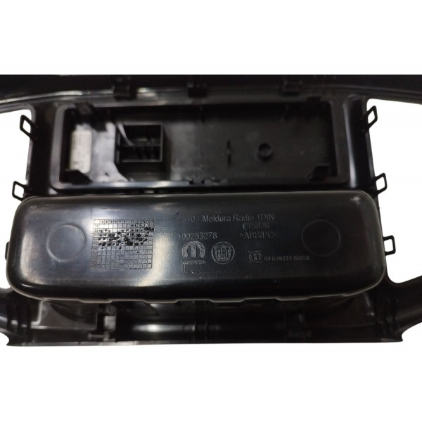 Moldura Som Difusor Com Tampa Fiat Strada 2021 2022 A 2025 Preto