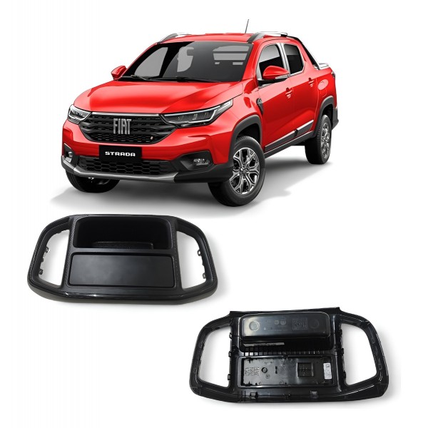 Moldura Som Difusor Com Tampa Fiat Strada 2021 2022 A 2025