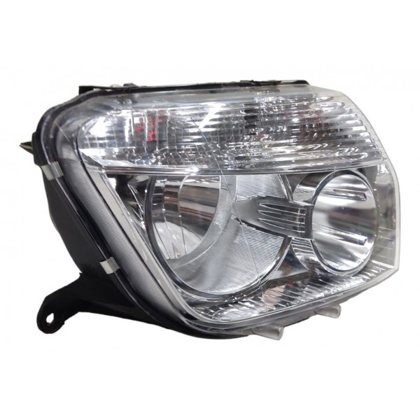 Farol Direito Renault Duster Cromado 2011 2012 2013 2014 Direito/passageiro