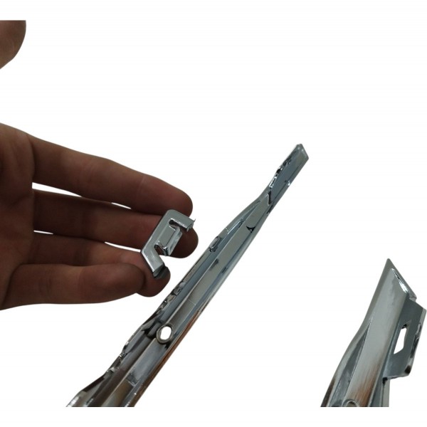 Moldura Friso Farol Milha Esquerdo Toro 2021 A 2023 Detalhe Cromado