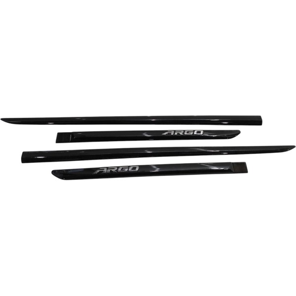 Kit Friso Porta Fiat Argo 2018 2019 A 2024 Preto Vulcano Preto
