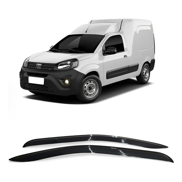 Kit Calha Sol Chuva Vento Fiat Fiorino 2014 2015 A 2021 2p