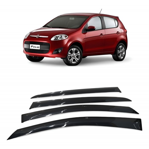 Kit Friso Calha Sol Chuva Vento Palio 2012 2013 2014 4p