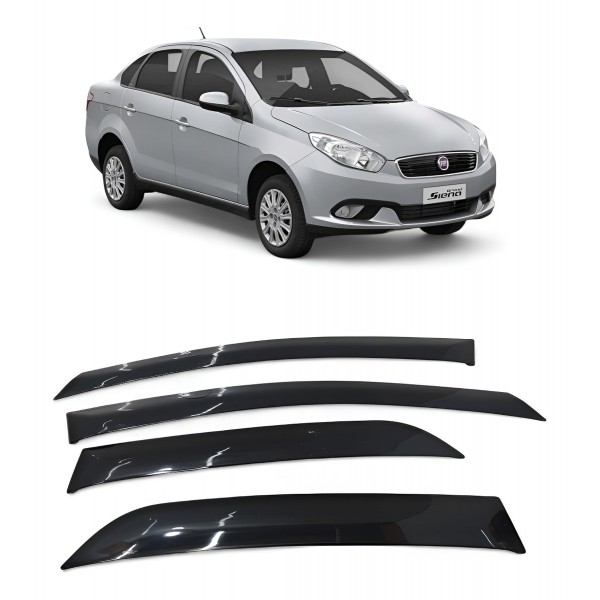 Kit Friso Calha Sol Chuva Vento Grand Siena 2012 A 2020 4p