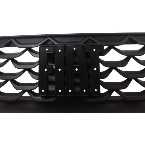 Grade Dianteira Radiador Fiat Argo 2017 2018 2019 2020 2023 Preto Fosco