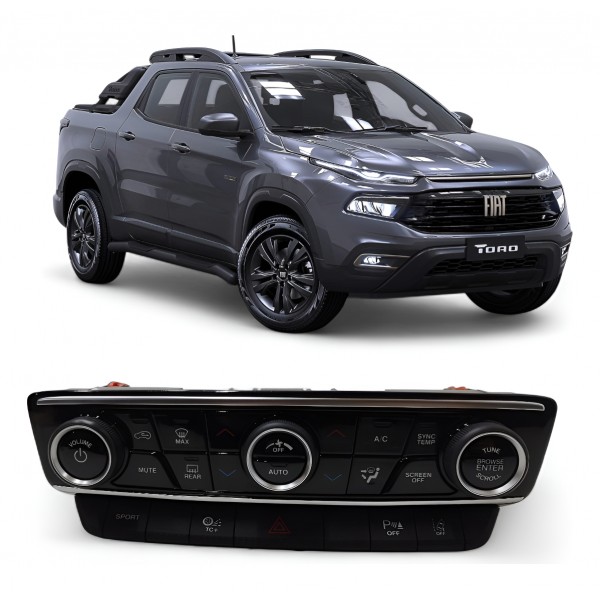Comando Ar Condicionado Fiat Toro Ranch 2021 2022 2023 2024