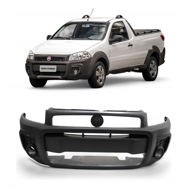 Parachoque Dianteiro Fiat Strada Working 2015 2016 A 2020
