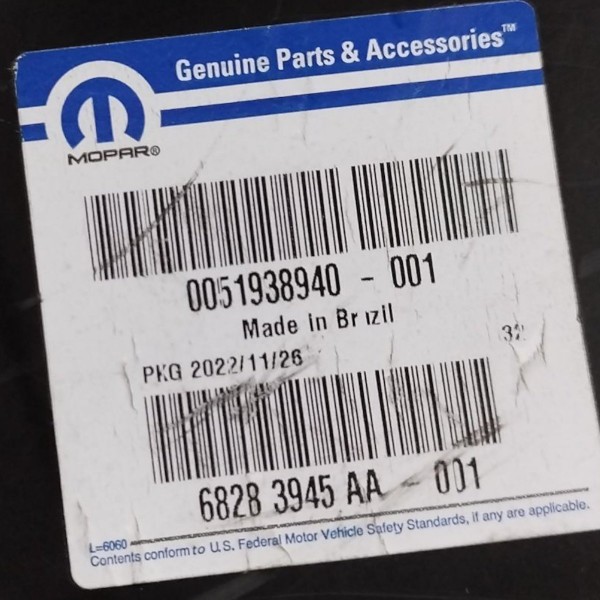 Parabarro Dianteiro Esquerdo Fiat Uno Fiorino 2016 A 2020