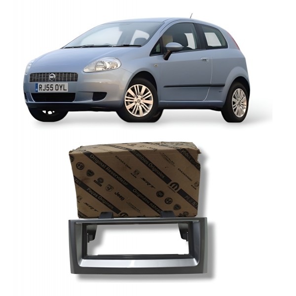 Moldura Painel Rádio Fiat Punto 2008 2009 2010 2011 2012