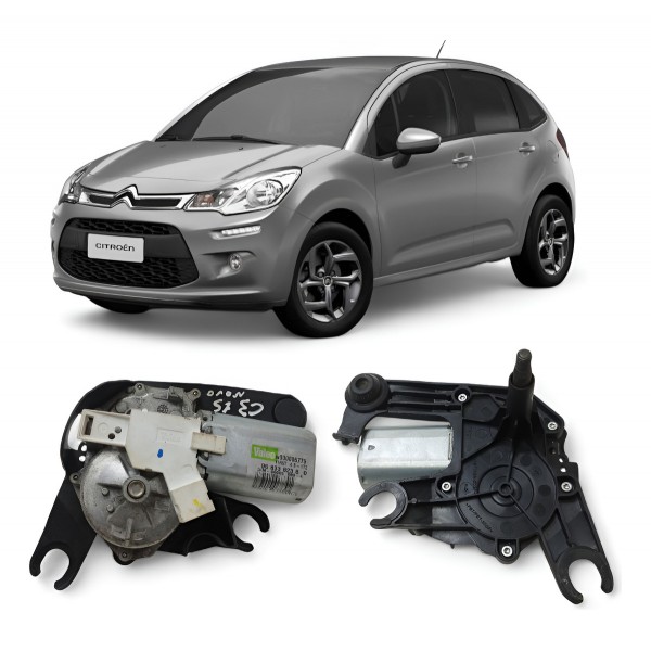 Motor Limpador Parabrisa Traseiro Citroen C3 2011 A 2015