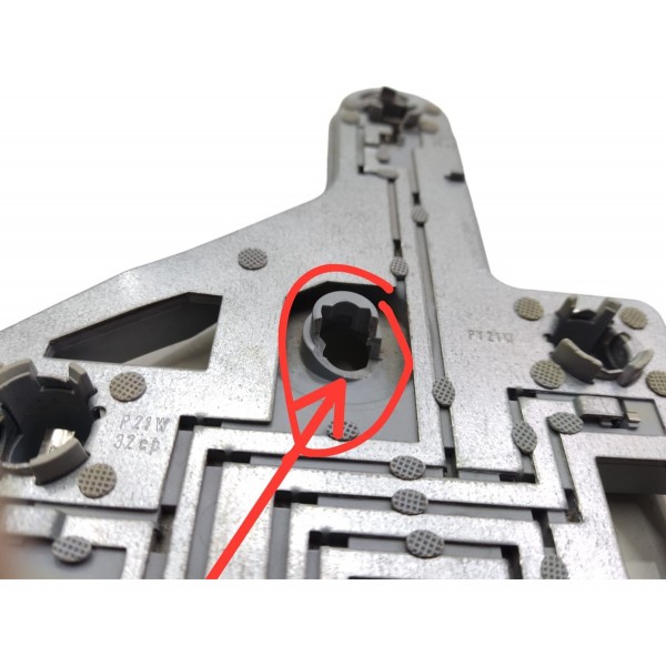 Circuito Soquete Lanterna Mercedes C180 2001 2002 A 2007 Direito Cinza