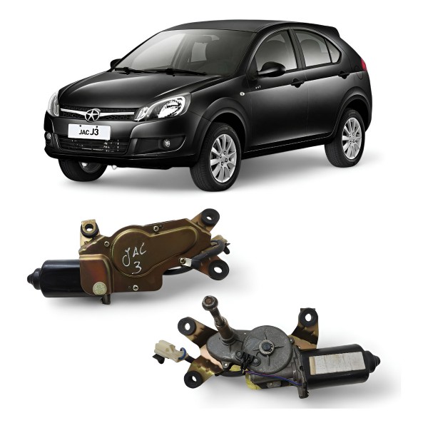 Motor Limpador Parabrisa Traseiro Jac J3 2010 2011 2012