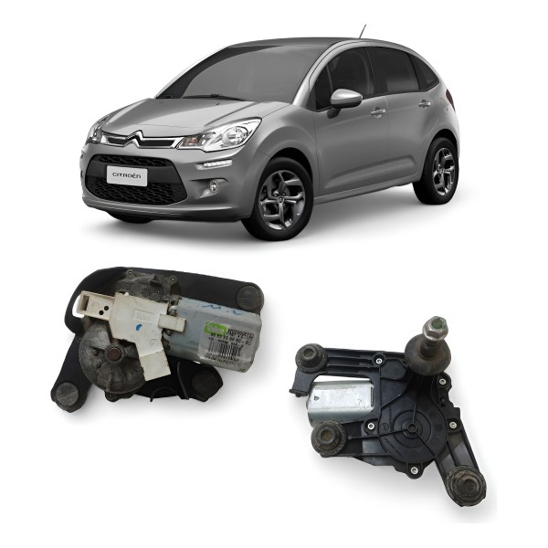 Motor Limpador Parabrisa Traseiro Citroen C3 2008 A 2017
