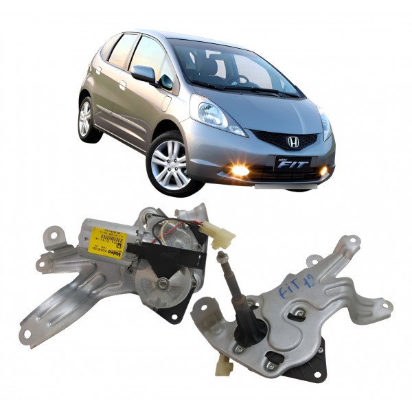 Motor Limpador Parabrisa Traseiro Honda Fit 2009 A 2014