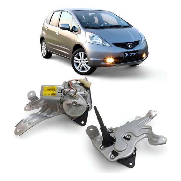 Máquina Limpador Parabrisa Traseiro Honda Fit 2009 A 2014