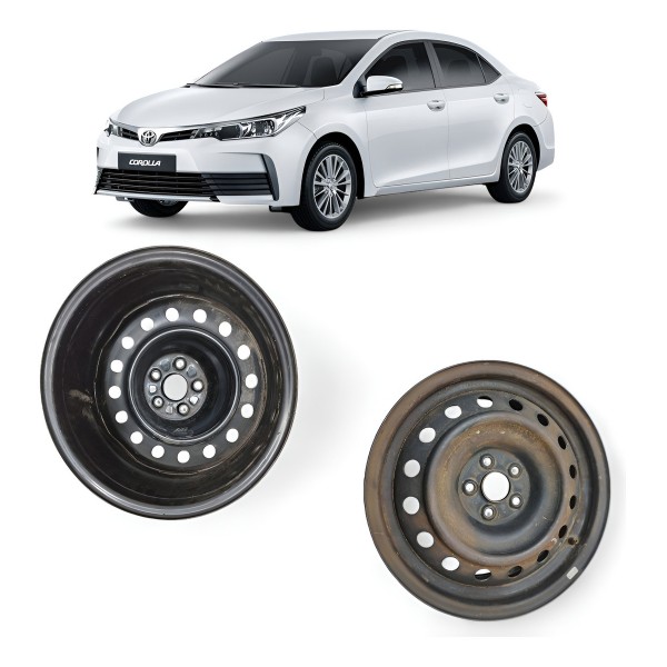 Roda Ferro Aro 16 Toyota Corolla 2018 2019 16x6½j 4261102b70