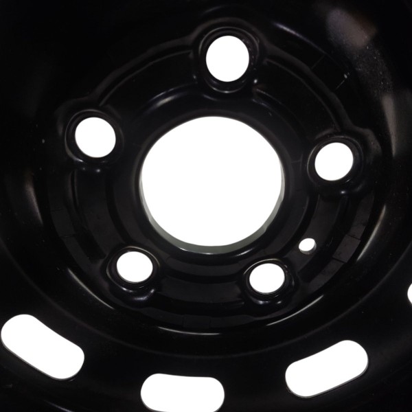 Roda Ferro Aro 14 Vw Polo Virtus Fox 2018 A 2022 5 Furos Preto