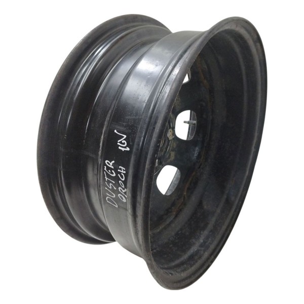 Roda Ferro Aro 16 Renault Duster Oroch 5 Furos Estepe Orig Preto