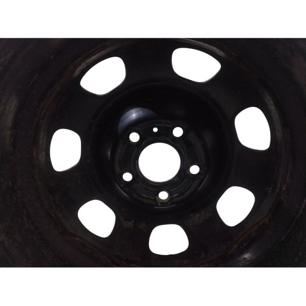 Roda Ferro Aro 16 Renault Duster Oroch 5 Furos Estepe Orig Preto