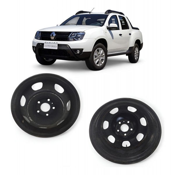 Roda Ferro Aro 16 Renault Duster Oroch 5 Furos Estepe Orig