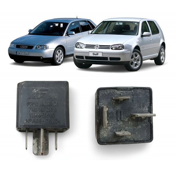 Relé Auxiliar Caixa Fusível Vw Golf Audi A3 2001 2002 A 2006