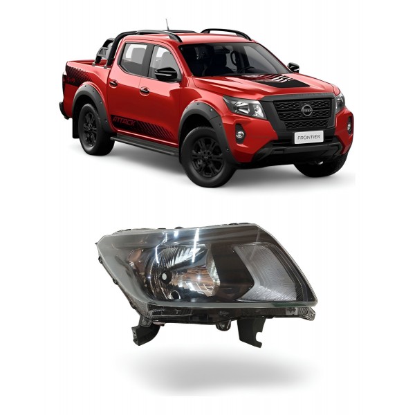 Farol Direito Nissan Frontier 2017 2018 2019 A 2021 Manual