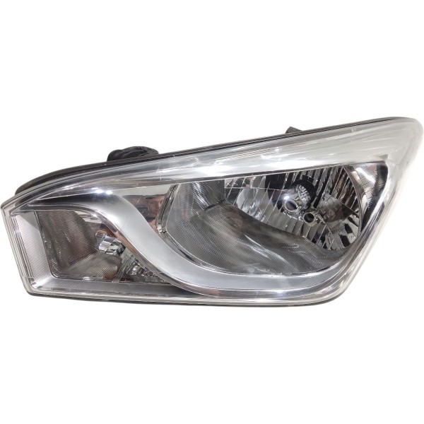 Farol Esquerdo Hyundai Hb20 2012 2013 A 2019 Cromado Esquerdo/motorista