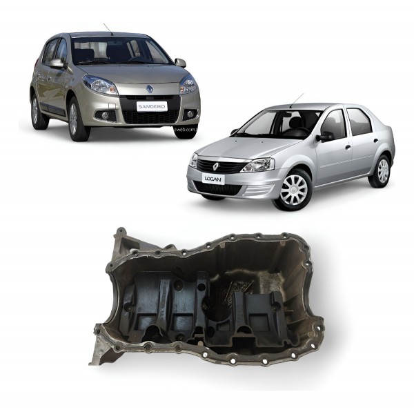 Carter Óleo Renault Sandero Logan 1.6 2007 2008 2009 A 2013