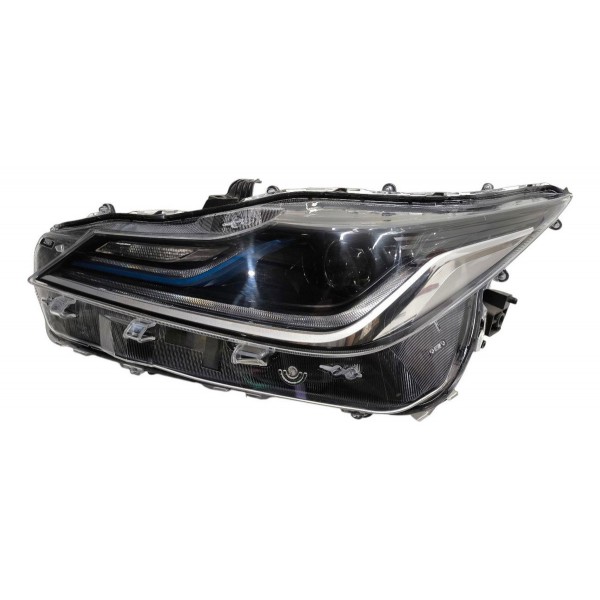 Farol Esquerdo Corolla Híbrido Friso Azul 2020 2021 2022 Led Esquerdo/motorista