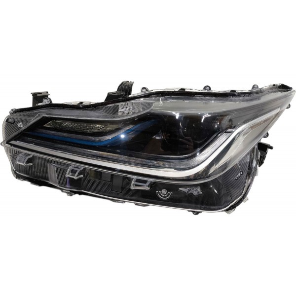 Farol Esquerdo Corolla Híbrido Friso Azul 2020 2021 2022 Led Esquerdo/motorista