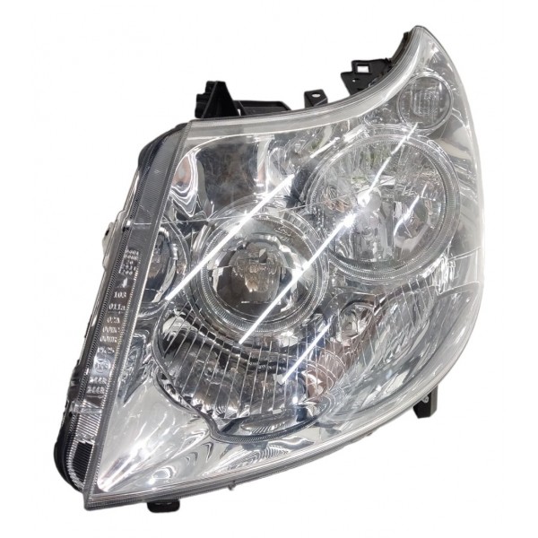 Farol Esquerdo Fiat Ducato 2018 2019 2020 2021 Cromado Direito/passageiro