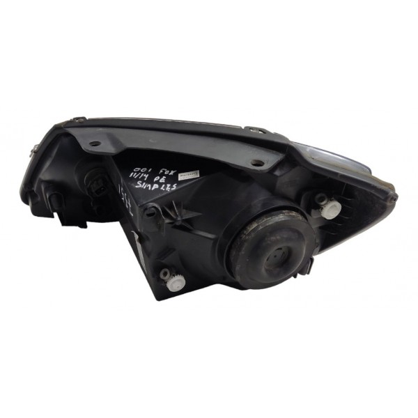 Farol Direito Fox Simples 2011 2012 2013 2014 Mascara Negra Direito/passageiro