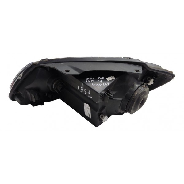 Farol Direito Fox Simples 2011 2012 2013 2014 Mascara Negra Direito/passageiro