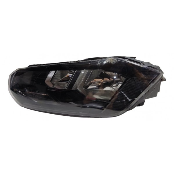 Farol Esquerdo Polo Virtus 2018 2017 2019 2020 Mascara Negra Esquerdo/motorista