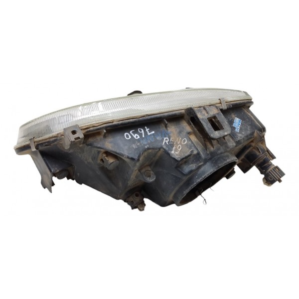 Farol Direito Renault 19 1993 1994 1995 A 1998 Lente Vidro Direito/passageiro
