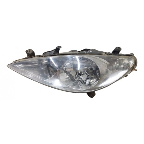 Farol Esquerdo Peugeot 307 2002 2003 2004 2005 2006 Cromado Esquerdo/motorista