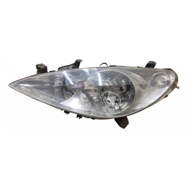 Farol Esquerdo Peugeot 307 2002 2003 2004 2005 2006 Cromado