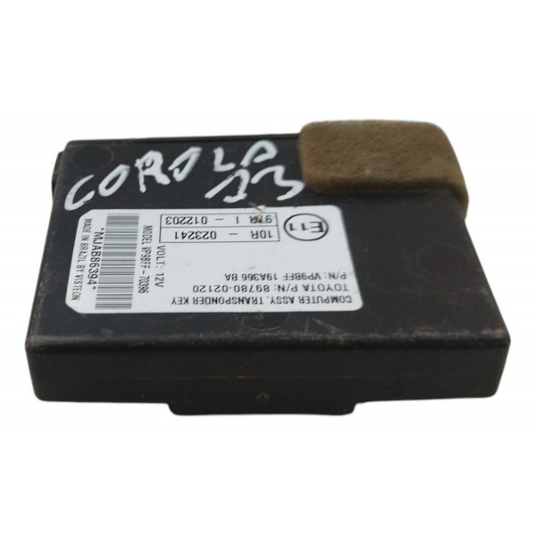 Modulo Imobilizador Toyota Corolla 2009 2010 2011 A 2014