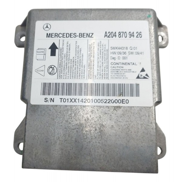 Modulo Central Impacto Mercedes C180 2012 2013 2014