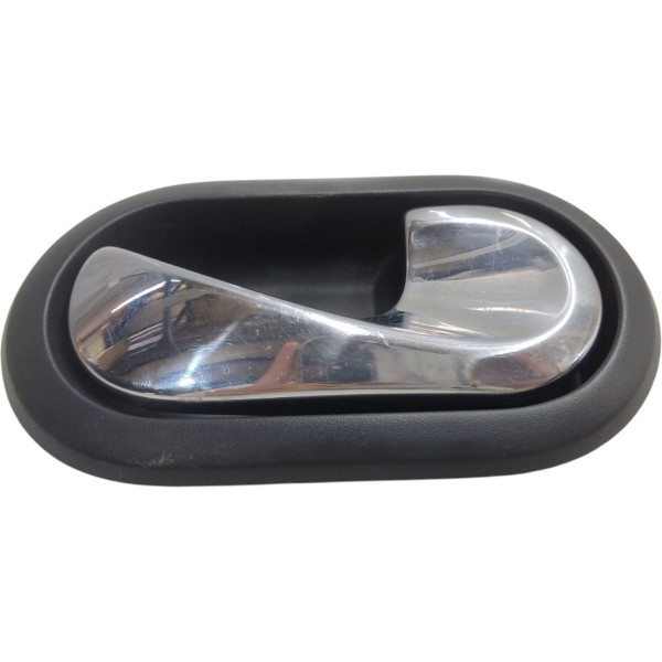 Maçaneta Interna Direita Sandero Logan Duster 2009 A 2019 Cinza Dianteira/traseira