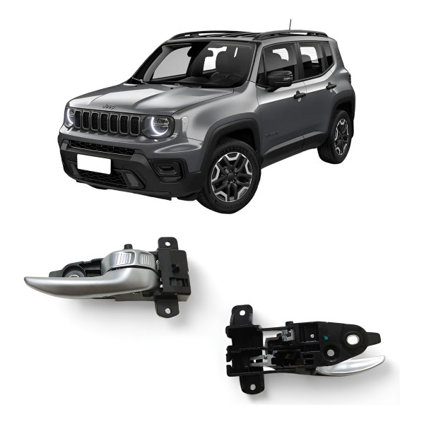 Maçaneta Interna Direita Jeep Renegade 2015 2016 2017 2018