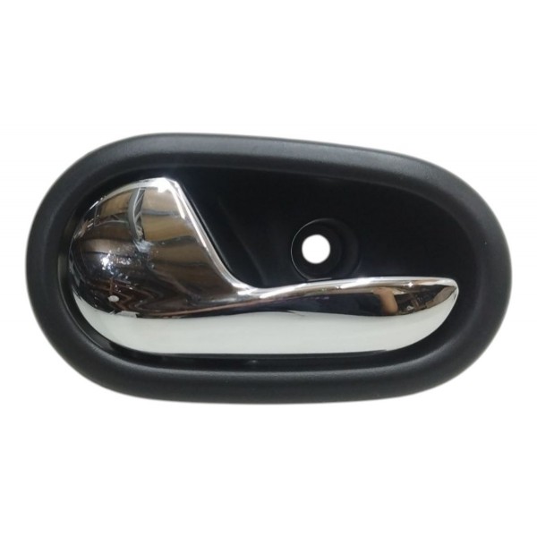 Maçaneta Interna Traseira Esquerda Sandero Logan 2015 A 2018 Cinza